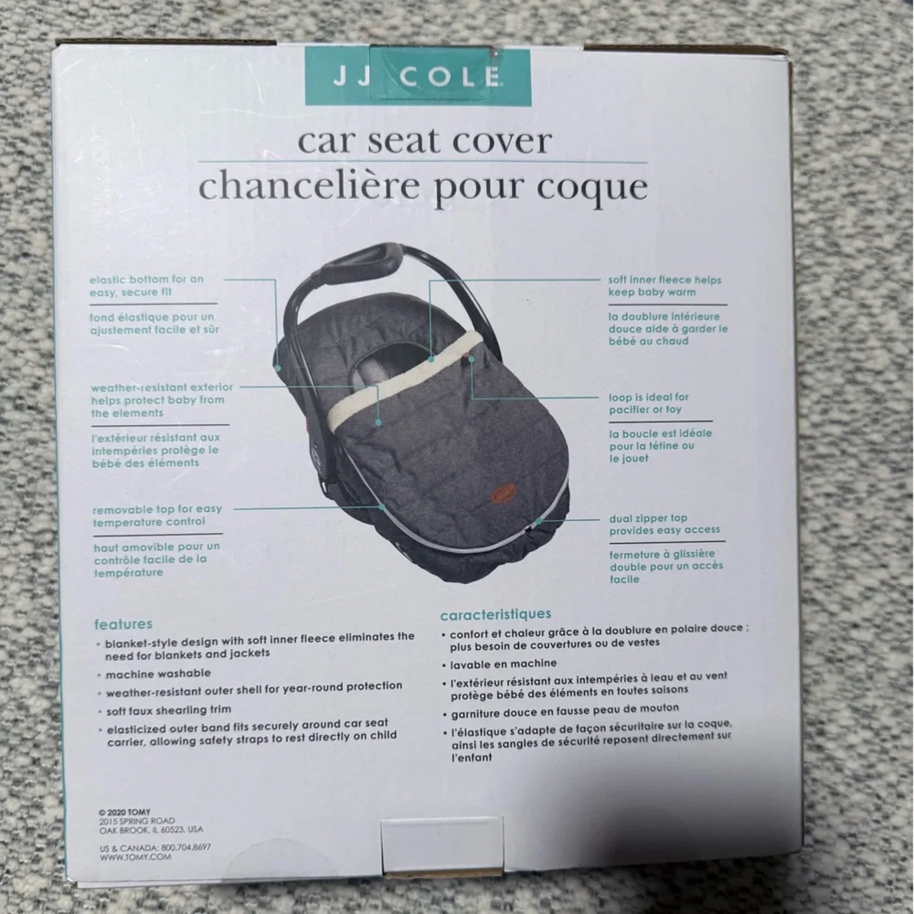 JJ Cole Car Seat Cover | Buffalo Check‎ | NWT